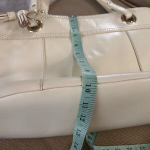 kate spade Cream Patent Leather Shoulder Bag